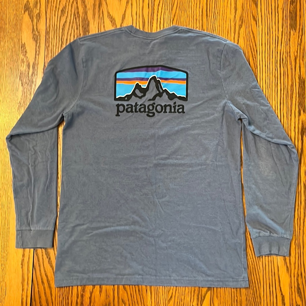 patagonia long sleeve graphic tee